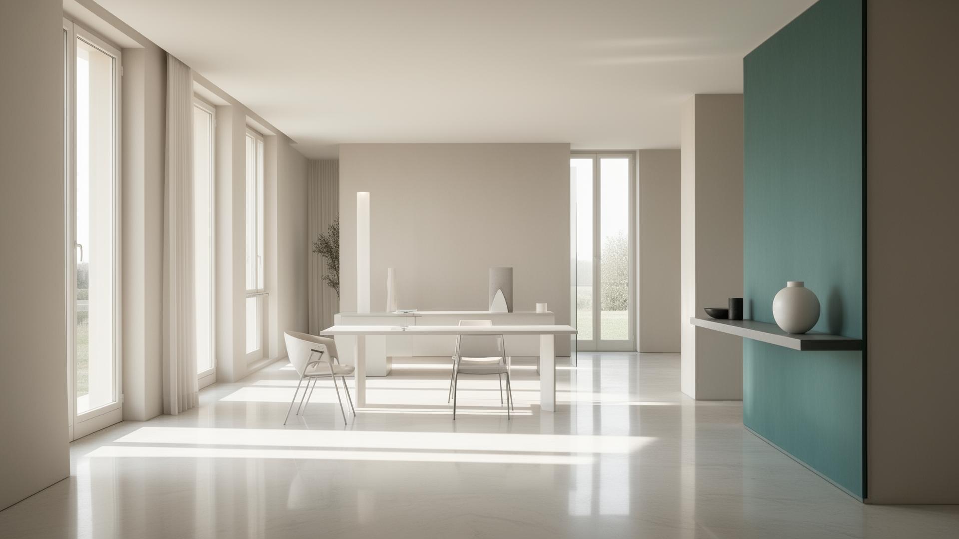 Interno pulito e luminoso